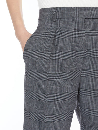 Max Mara <br>PANTALONE CARROT IN MISTA LANA