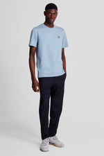 Lyle & Scott <br> PLAIN T-SHIRT CRAFTED BLUE