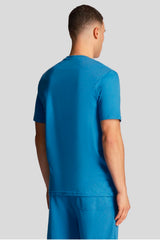 Lyle & Scott <br> PLAIN T-SHIRT SPRING BLUE