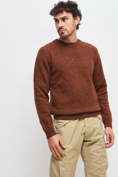 Bl'Ker <br> MAGLIONE GIROCOLLO SHETLAND