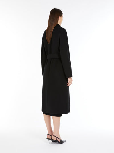 Max Mara <br> CAPPOTTO A VESTAGLIA IN LANA, CACHEMIRE E SETA