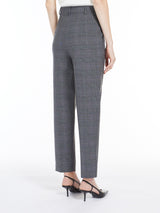 Max Mara <br>PANTALONE CARROT IN MISTA LANA