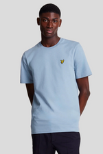 Lyle & Scott <br> PLAIN T-SHIRT CRAFTED BLUE