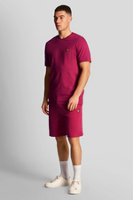 Lyle & Scott <br> PLAIN T-SHIRT RICH BURGUNDY