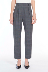 Max Mara <br>PANTALONE CARROT IN MISTA LANA