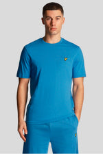 Lyle & Scott <br> PLAIN T-SHIRT SPRING BLUE