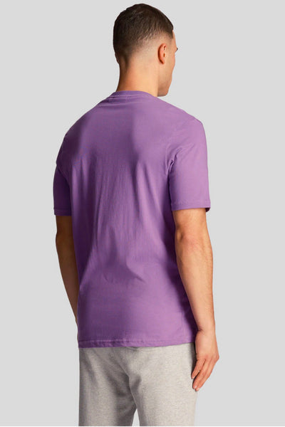 Lyle & Scott <br> PLAIN T-SHIRT CARD PURPLE