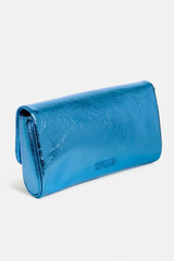 Essentiel Antwerp <br>BORSETTA POCHETTE METALLICA BLU