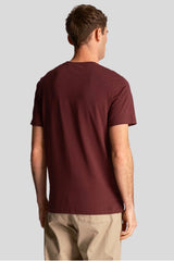 Lyle & Scott <br> PLAIN T-SHIRT BURGUNDY