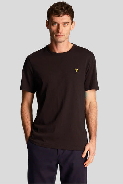 Lyle & Scott <br> PLAIN T-SHIRT BLACK