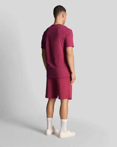 Lyle & Scott <br> PLAIN T-SHIRT RICH BURGUNDY