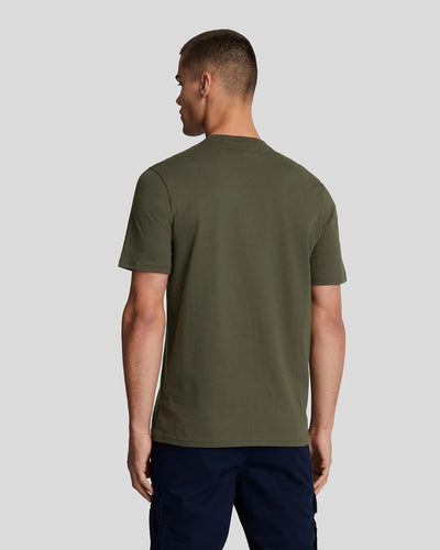 Lyle & Scott <br> TONAL EAGLE T-SHIRT OLIVE