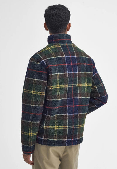 Barbour <br> GIACCA PILE TARTAN FLEECE ZIP