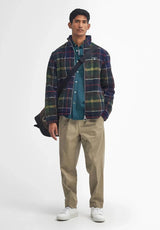 Barbour <br> GIACCA PILE TARTAN FLEECE ZIP