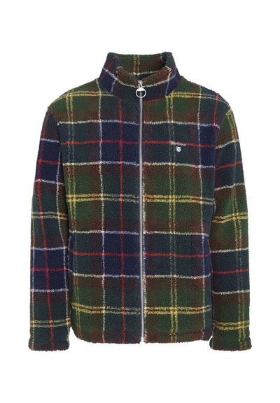 Barbour <br> GIACCA PILE TARTAN FLEECE ZIP