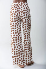 Two Way <br> PANTALONE CON LACCIO POIS TABACCO